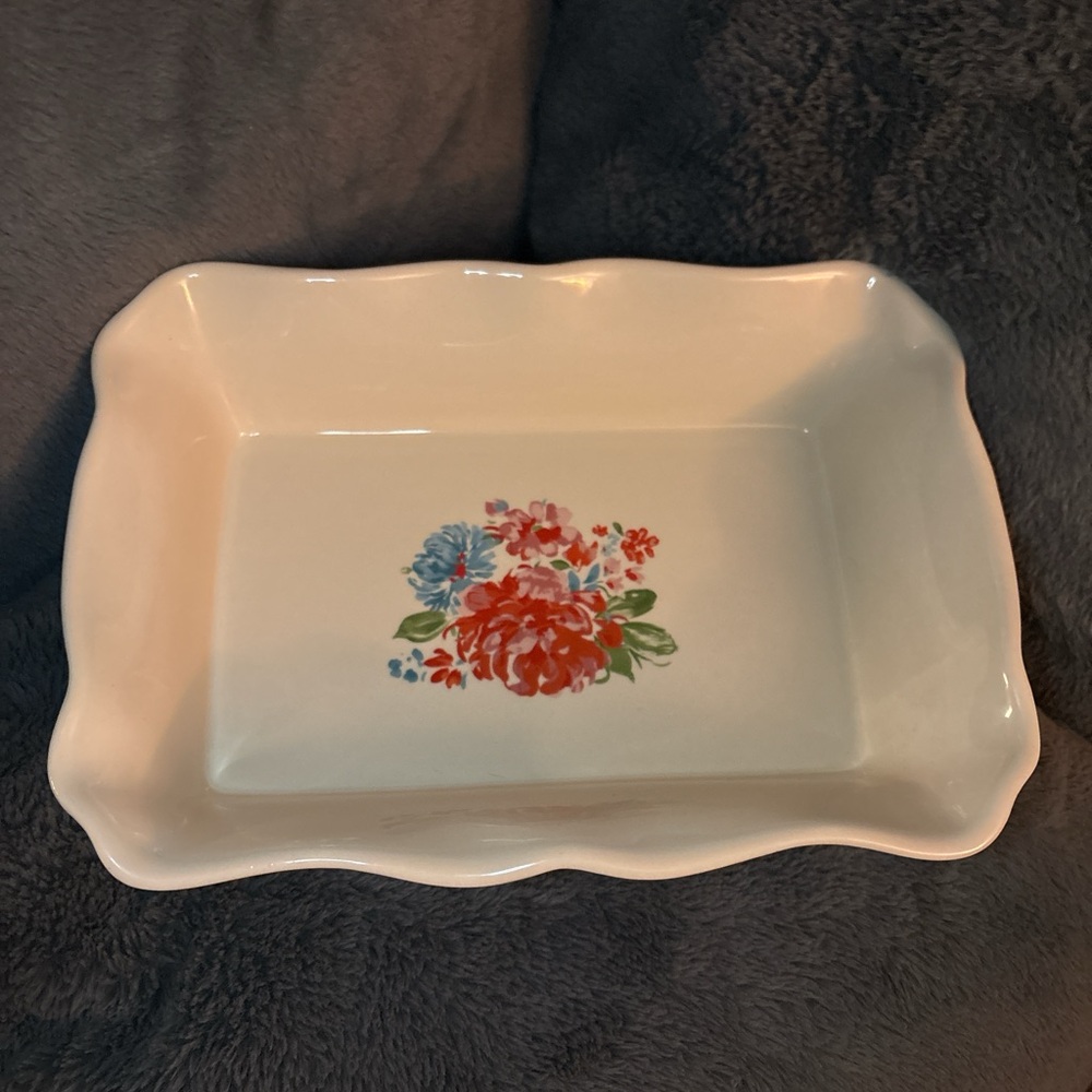 ❤️❌SOLD❌❤️Pioneer Woman Floral serving & baking dish 9x5 - Picture 4 of 6